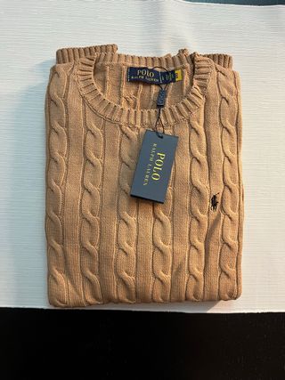 Maglione Polo Ralph Lauren Beige Uomo Taglia L