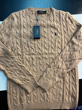 Maglione Polo Ralph Lauren Beige Uomo Taglia L