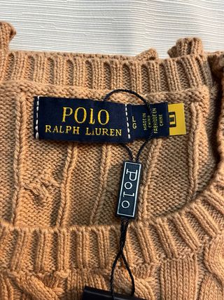 Maglione Polo Ralph Lauren Beige Uomo Taglia L