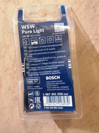 Lampadine Bosch Pure Light 2 pezzi