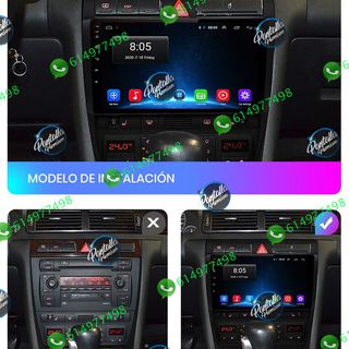 Radio Pantalla CARPLAY GPS USB para Audi A6 C5