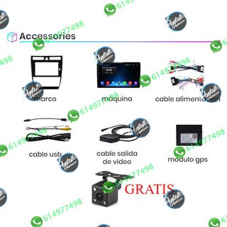 Radio Pantalla CARPLAY GPS USB para Audi A6 C5