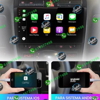 Radio Pantalla CARPLAY GPS USB para Audi A6 C5
