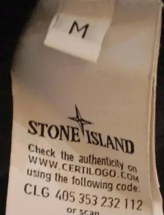 Maglione originale Stone Island Blu e nero in Lana