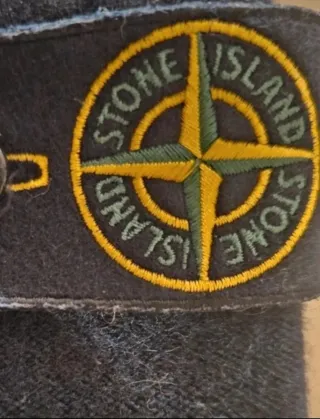 Maglione originale Stone Island Blu e nero in Lana