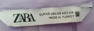 Camisa Zara Morada