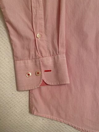 Camisa Cortefiel rayas rosa