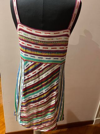 Abito donna fantasia multicolor