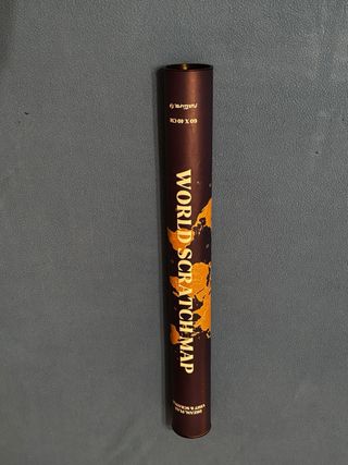 Mapa Mundi para Rascar. 60x40cm Natura