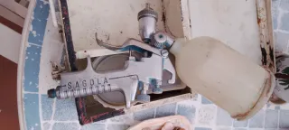 2 Pistolas Pintura Gravedad SAGOLA