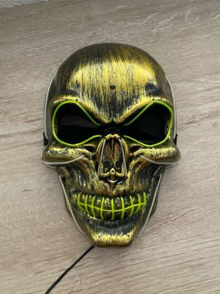 Máscara Calavera con Luces LED
