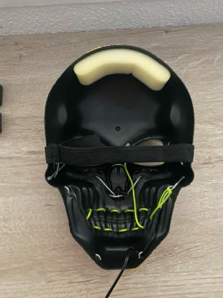 Máscara Calavera con Luces LED