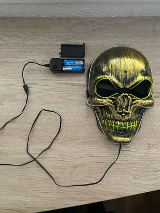 Máscara Calavera con Luces LED