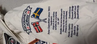 2 Abrigos Geographical Norway, Blanco y negro, T.S