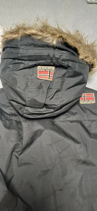 2 Abrigos Geographical Norway, Blanco y negro, T.S