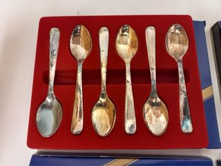 24 Cucchiaini Nestle Placcati Argento