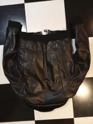 Chaqueta Cuero Schott Negra