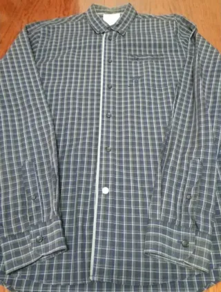 Camisa Springfield cuadros azul y blanco