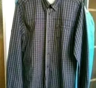 Camisa Springfield cuadros azul y blanco