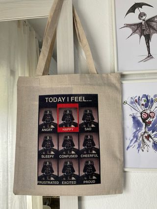 Bolso Tote Darth Vader Today I Feel