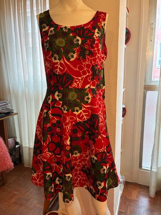 Vestido estampado floral talla 40 nuevo