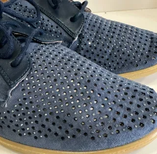 Talla 40 - Zapatos tacón cuña de ante