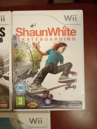 Juegos Wii: Tony Hawk, Shaun White, Ford Off Road