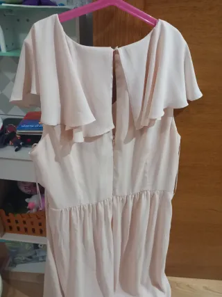 Vestido fiesta C&A rosa talla 48