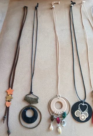 6 Colgantes Bisutería