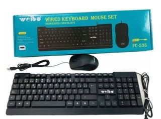 Teclado + ratón (ambos con cable)