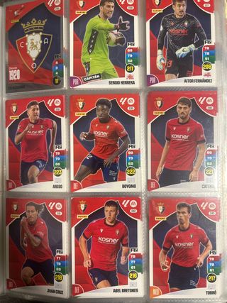 Cromos Panini Adrenalyn XL Osasuna 24/25