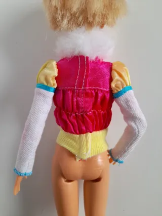 giacca da neve Barbie con collo in pelo