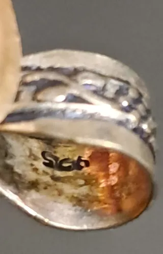 Ciondolo Pietra Scolecite 925 Indiano