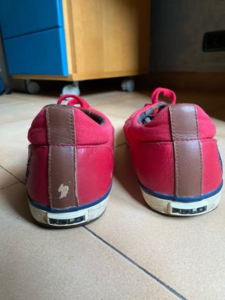 Scarpe Polo Ralph Lauren Rosse Taglia 44