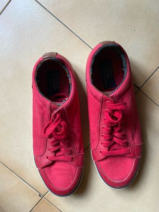 Scarpe Polo Ralph Lauren Rosse Taglia 44