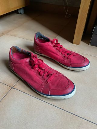 Scarpe Polo Ralph Lauren Rosse Taglia 44