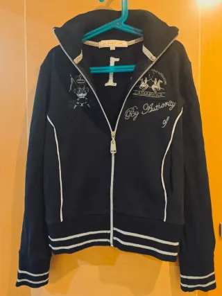 Jersey La Martina Negro Talla M - S