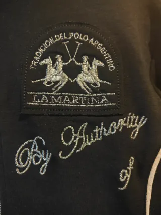 Jersey La Martina Negro Talla M - S