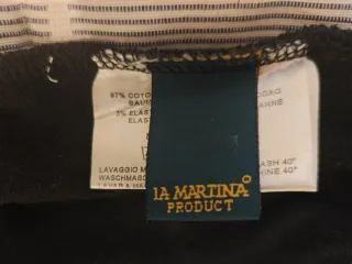 Jersey La Martina Negro Talla M - S