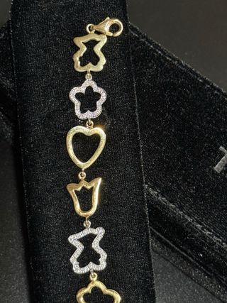 Pulsera Tous Oro y Brillantes