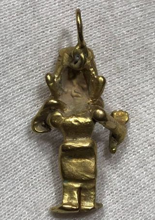 Colgante Indio Tayron Oro Tumbaga Precolombino