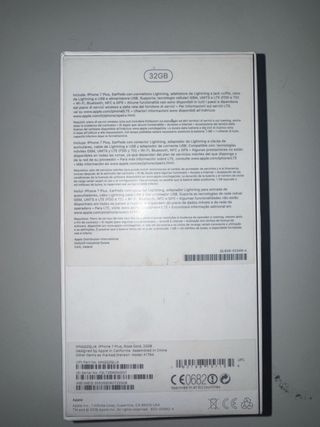 iPhone 7 Plus Rosa 32GB + 3 Fundas