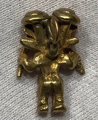 Colgante Tayron Dios Oro Tumbaga Precolombino