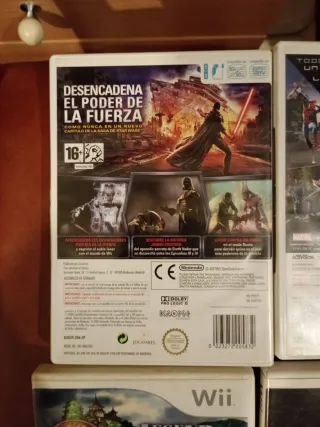 Lote 4 Juegos Wii: Star Wars, Spiderman, Dragon, T