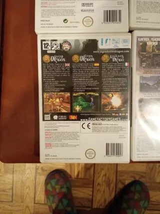 Lote 4 Juegos Wii: Star Wars, Spiderman, Dragon, T