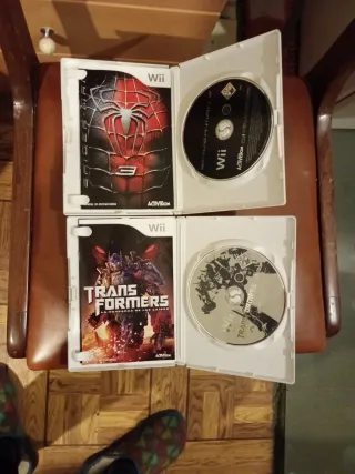 Lote 4 Juegos Wii: Star Wars, Spiderman, Dragon, T