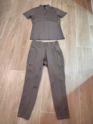 Conjunto equitación BR mujer mallas y polo