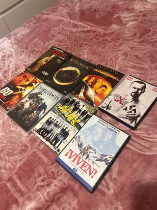 Lote 8 Películas DVD Acción/Fantasía/Terror