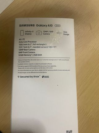 Samsung A10 Nero