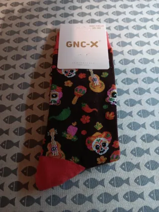 Calcetines GNC-X Catrina Mexicana Talla 35